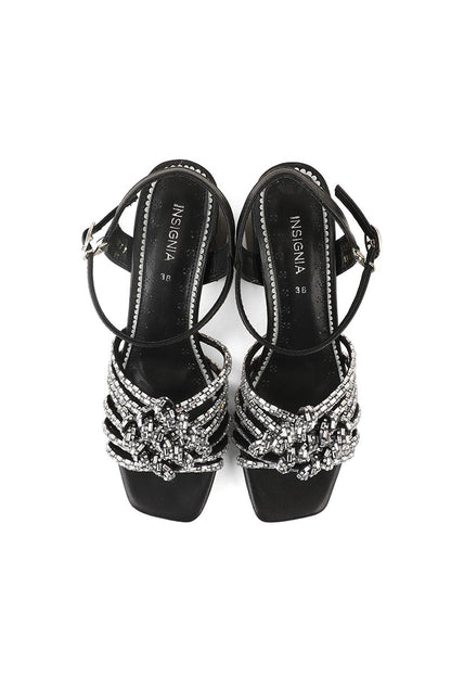 Party Wear Sandal I23675-Black