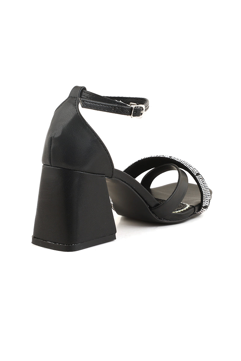Party Wear Sandal I23676-Black