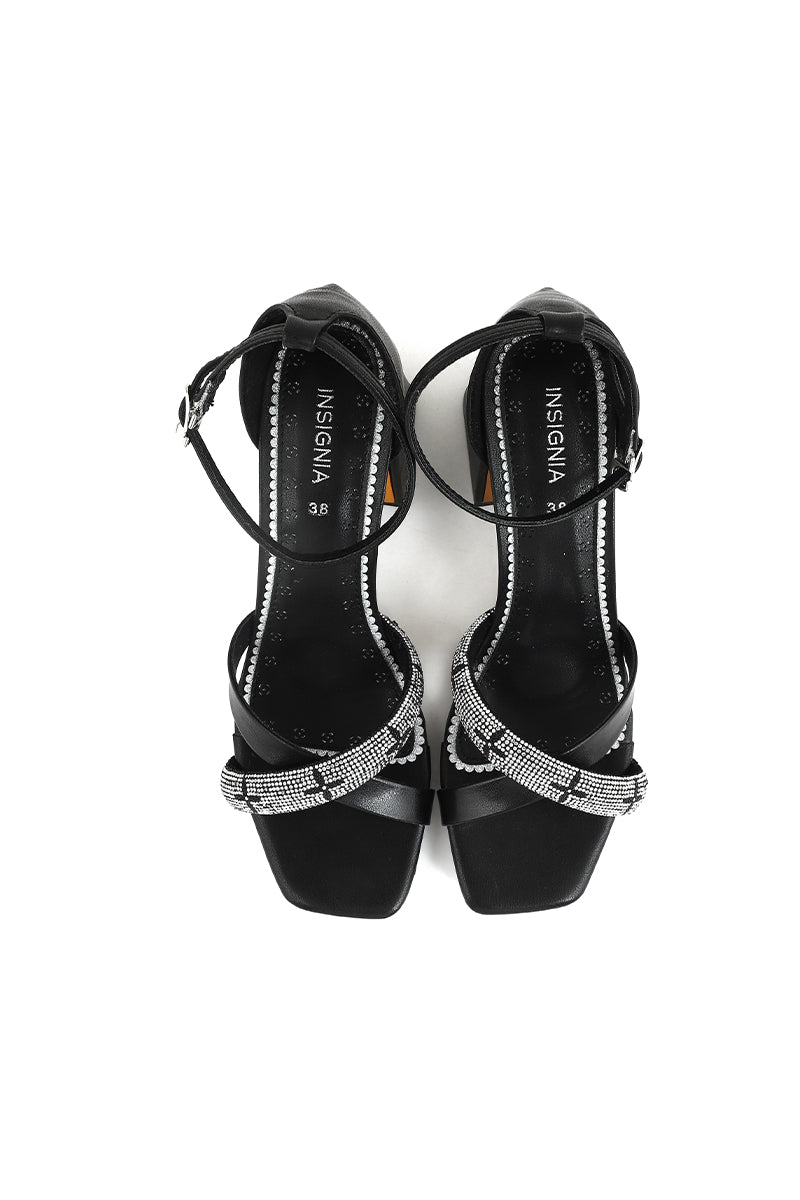 Party Wear Sandal I23676-Black