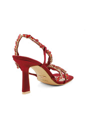 Party Wear Sandal I23679-Maroon