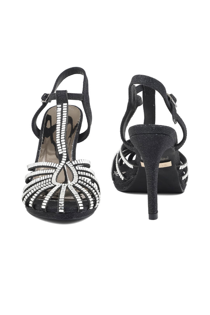 Party Wear Sandal I23681-Black