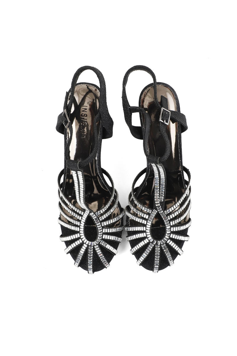 Party Wear Sandal I23681-Black