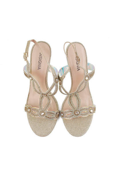 Party Wear Sandal I23683-Golden