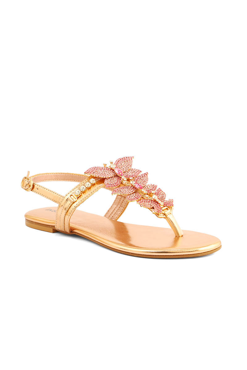 Party Wear Sandal I23687-Peach