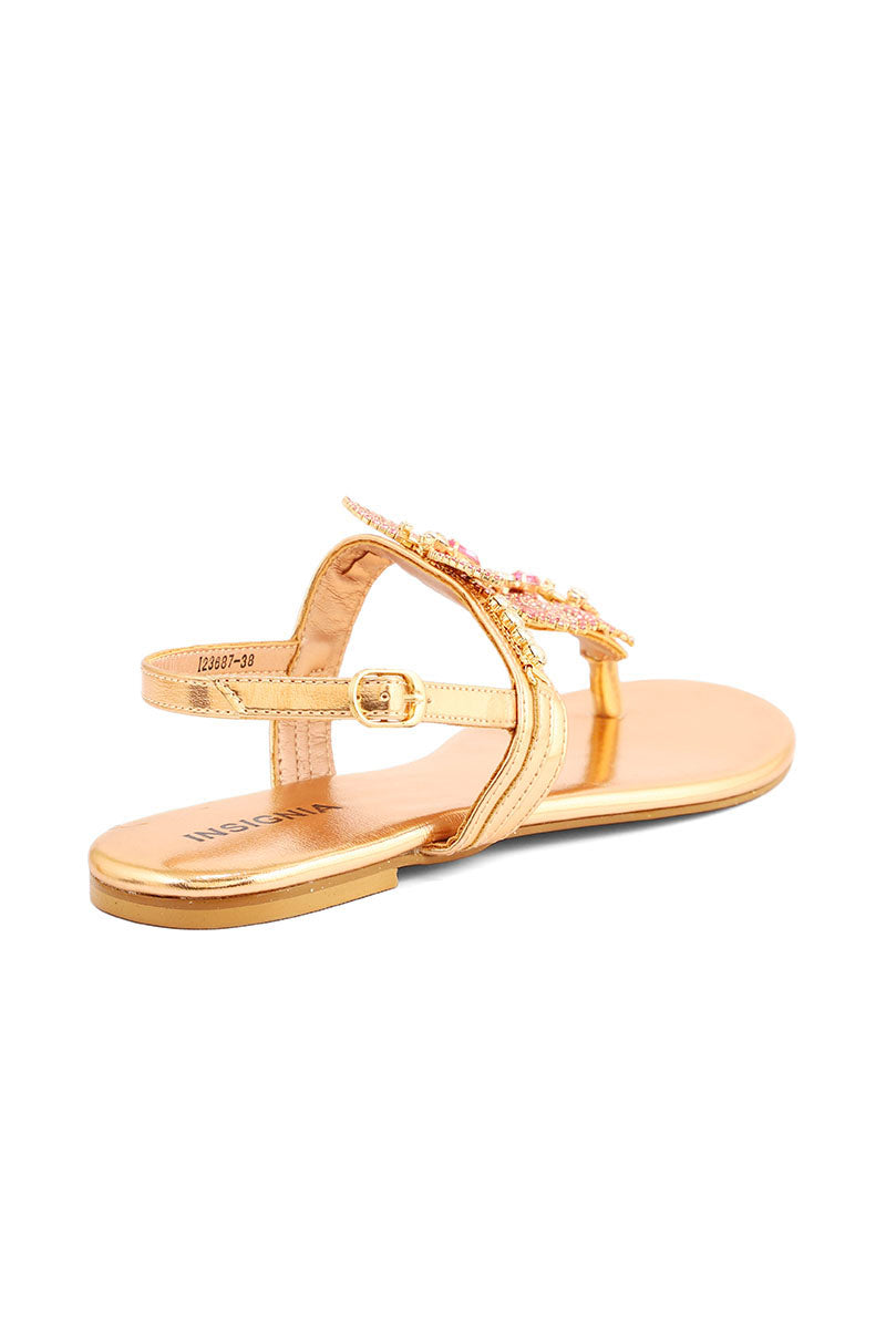 Party Wear Sandal I23687-Peach