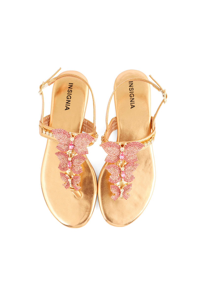 Party Wear Sandal I23687-Peach