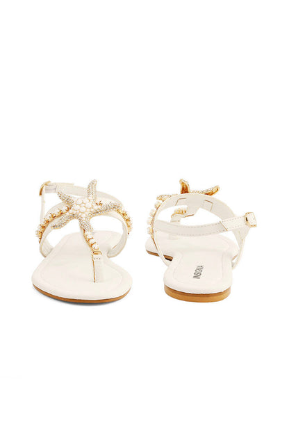 Party Wear Sandal I23688-White