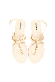 Party Wear Sandal I23688-White