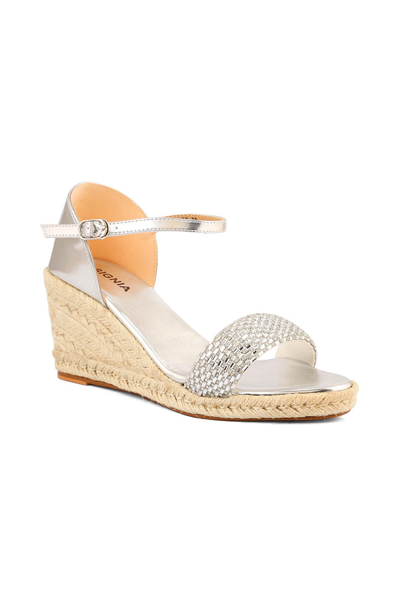 Party Wear Sandal I23690-Silver