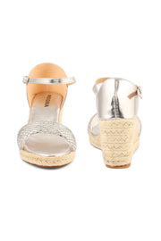 Party Wear Sandal I23690-Silver