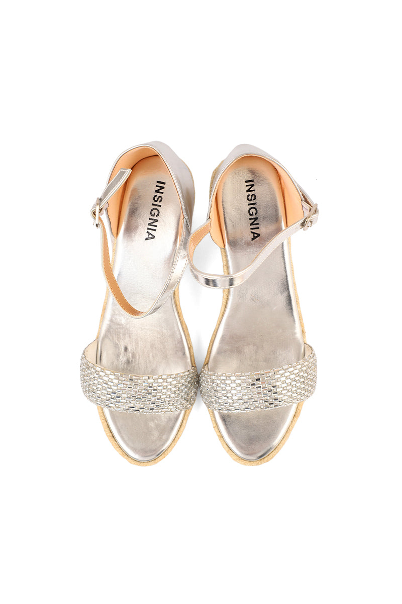 Party Wear Sandal I23690-Silver