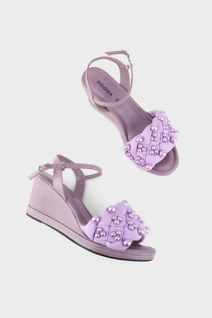 Party Wear Sandal I23693-Purple