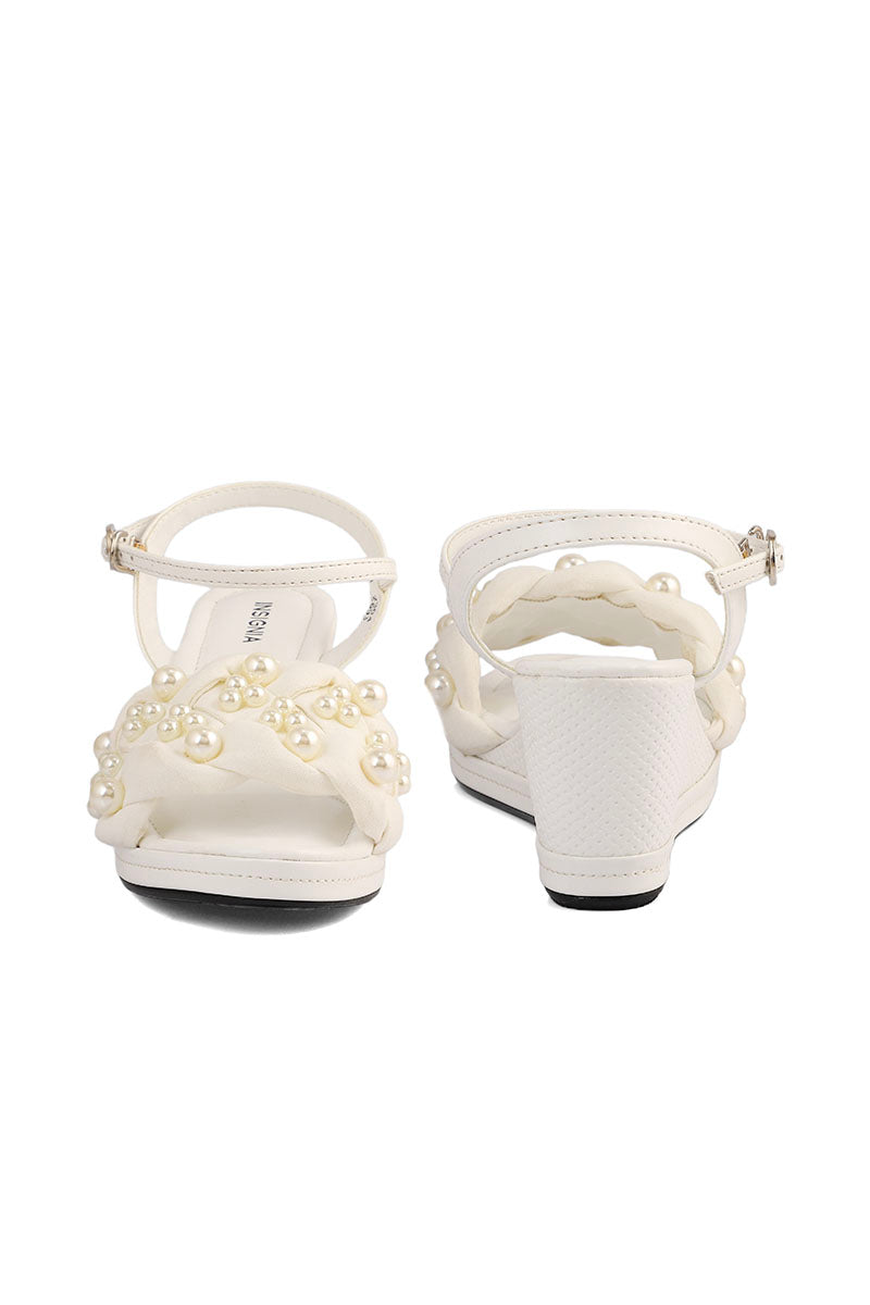 Party Wear Sandal I23693-White