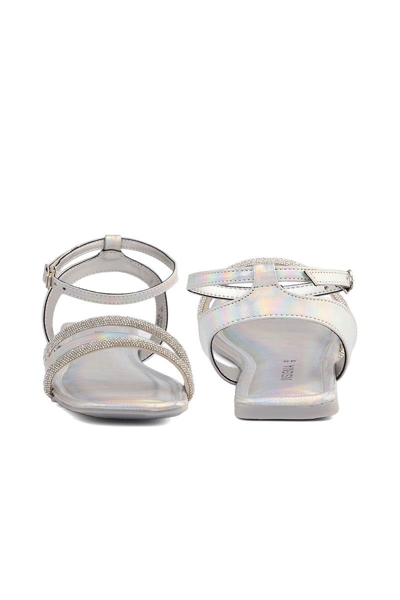 Party Wear Sandal I23696-Silver