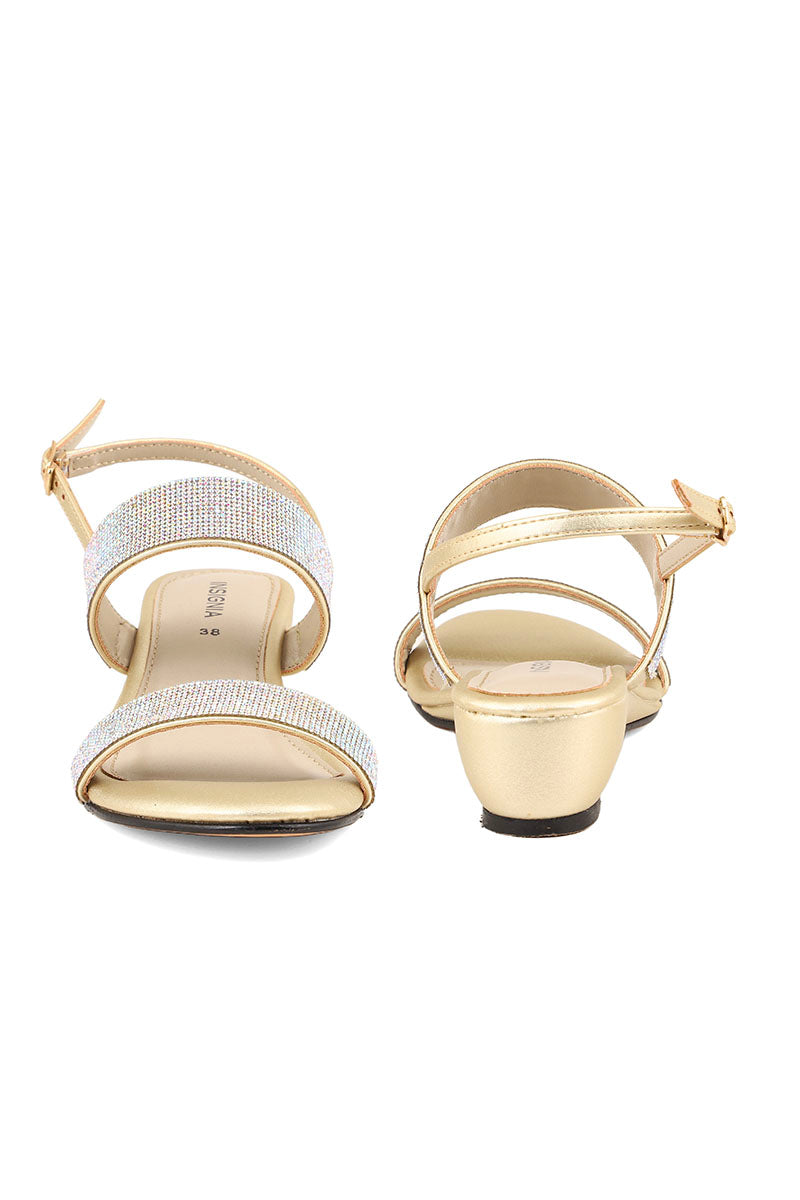 Party Wear Sandal I23698-Golden