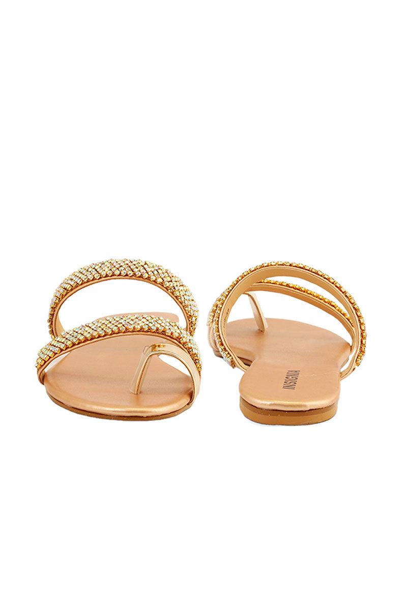 Party Wear Slip On I26160-Peach