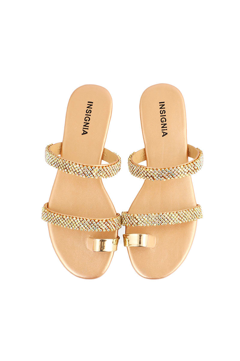 Party Wear Slip On I26160-Peach