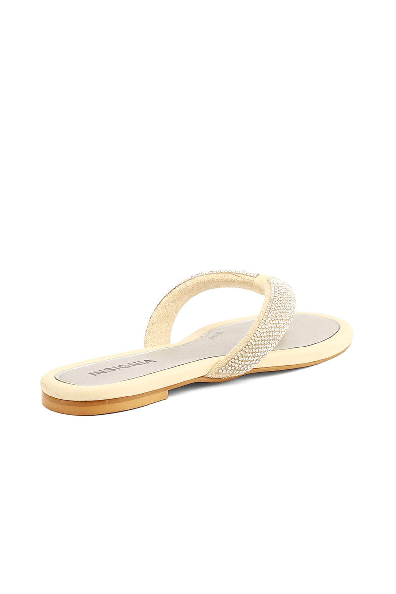 Party Wear Slip On I26161-Beige