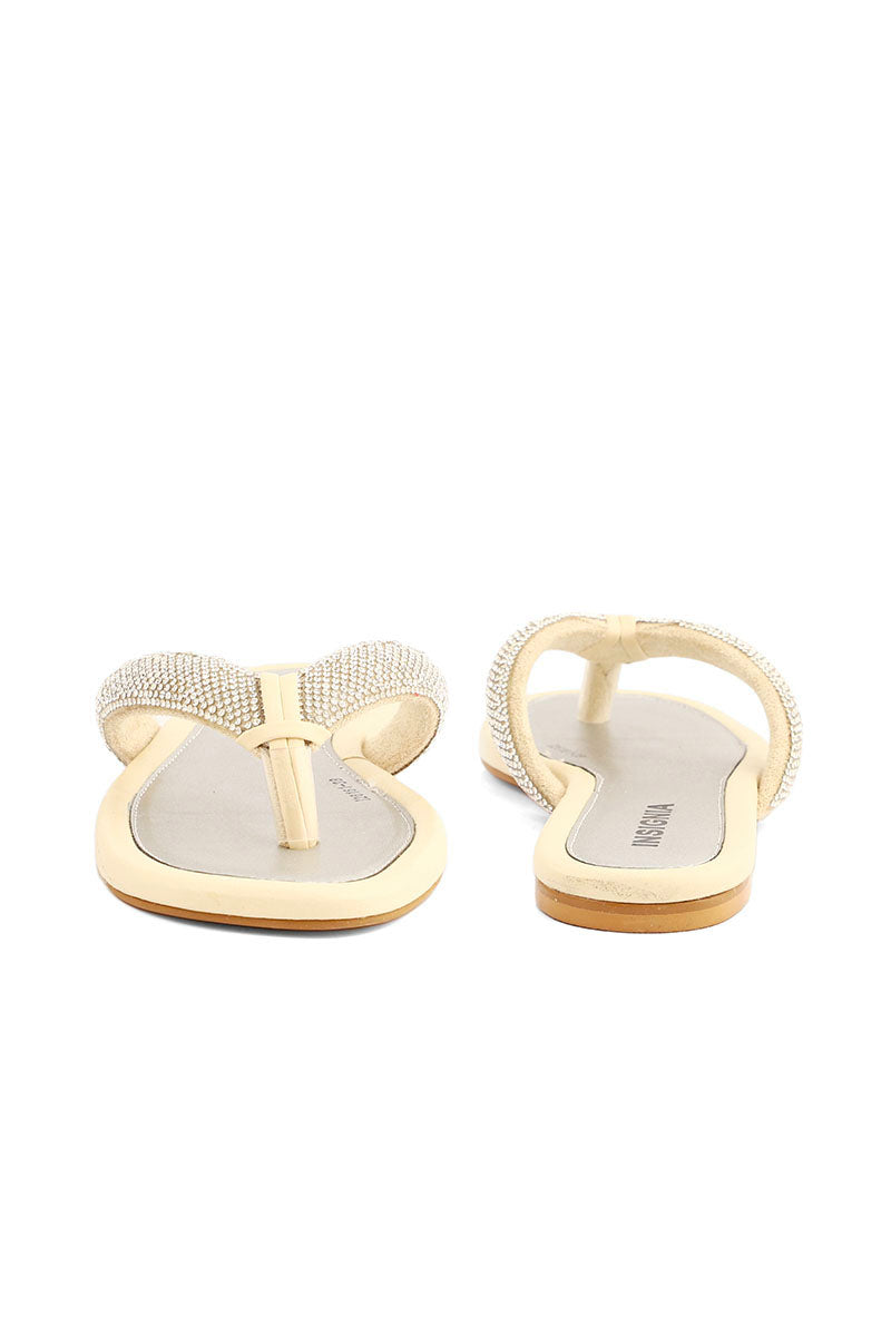 Party Wear Slip On I26161-Beige