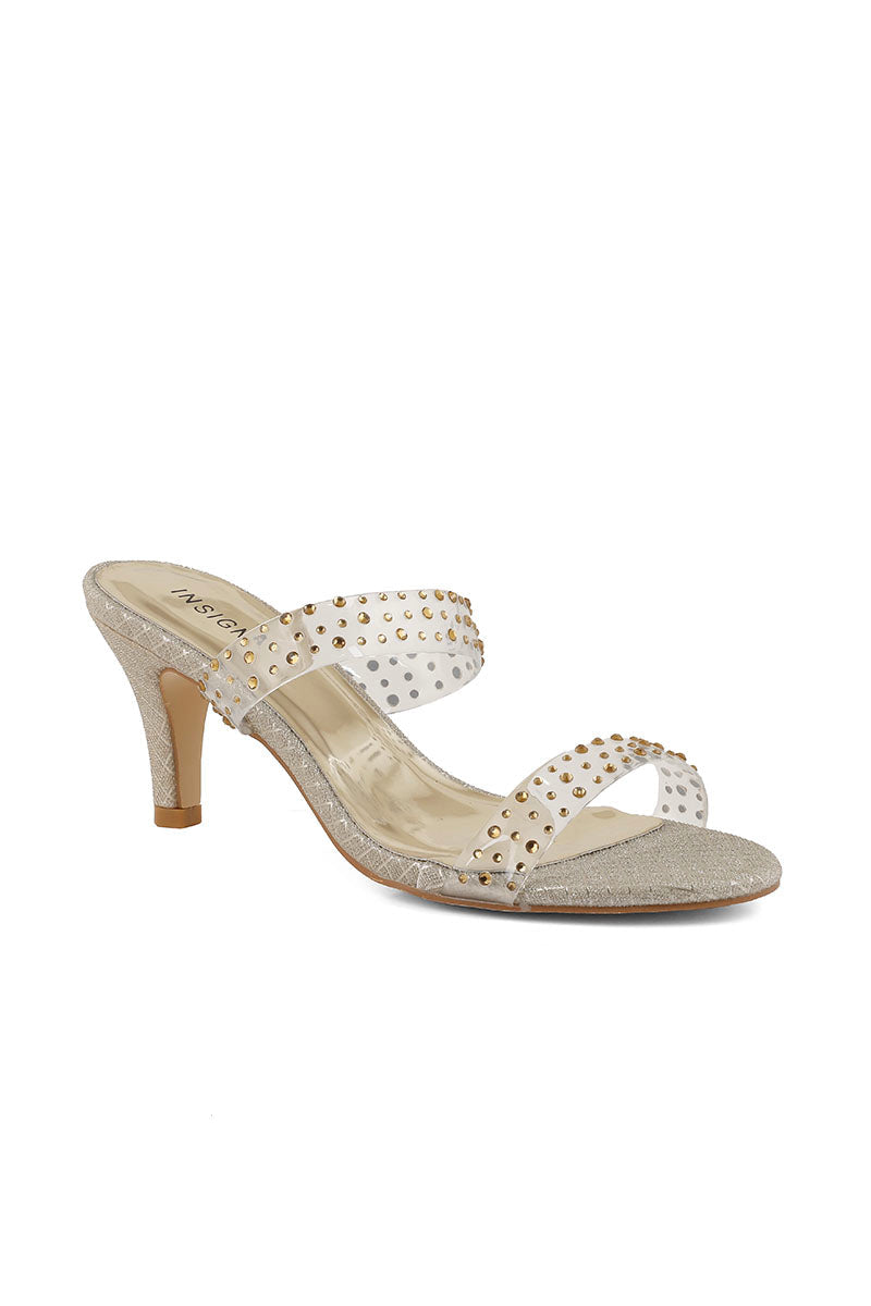 Party Wear Slip On I29136-Golden