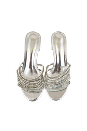 Party Wear Slip On I29155-Silver