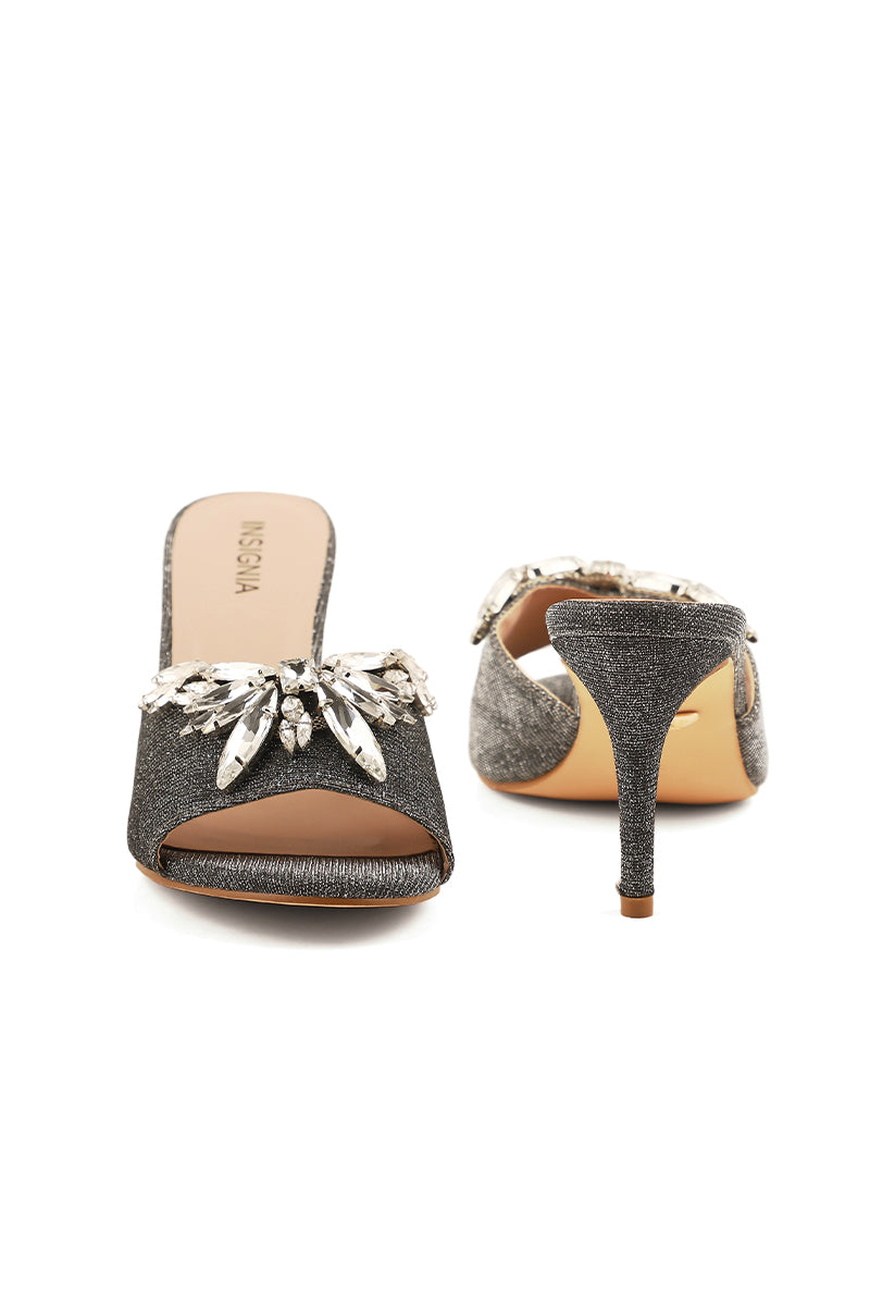 Party Wear Slip On I29222-Grey