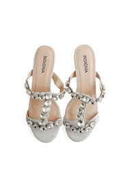 Party Wear Slip On I29223-Silver
