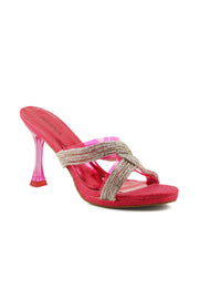 Party Wear Slip On I29224-Peach