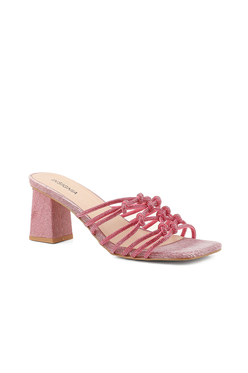 Party Wear Slip On I29225-Peach