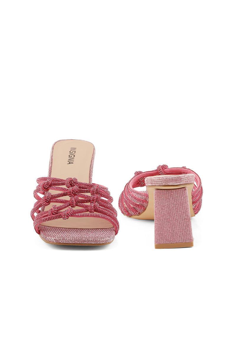 Party Wear Slip On I29225-Peach