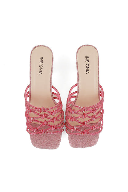 Party Wear Slip On I29225-Peach
