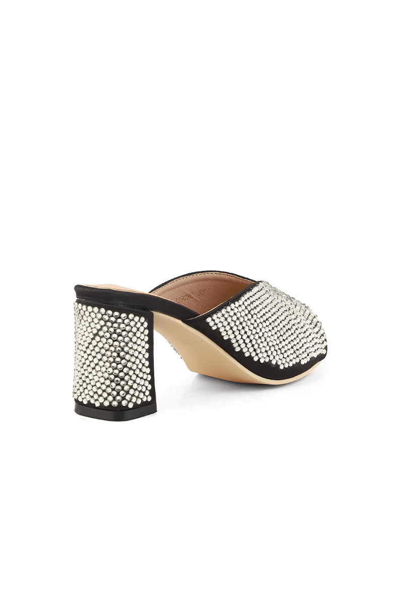 Party Wear Slip On I29226-Black