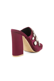 Party Wear Slip On I29228-Purple