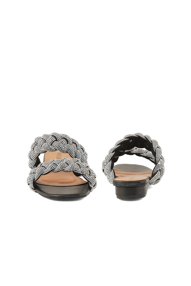 Party Wear Slip On I29233-Black