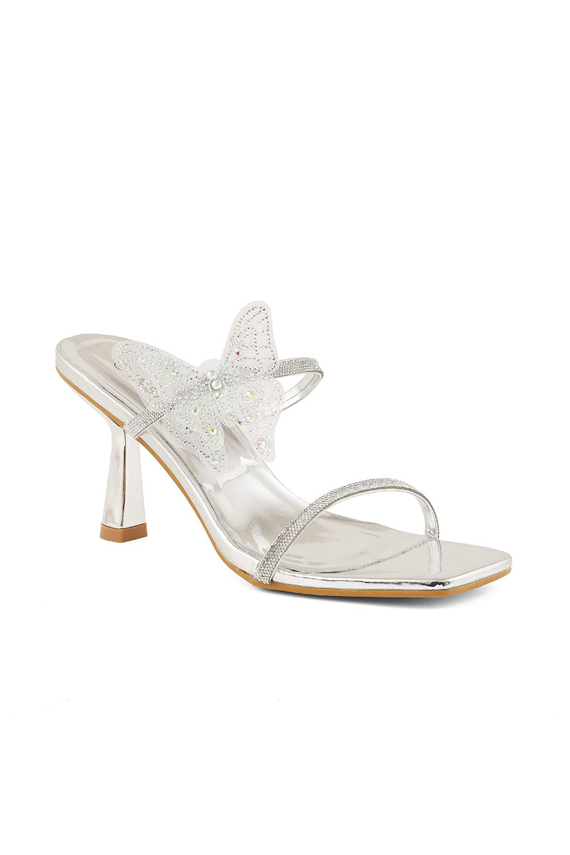 Party Wear Slip On I29235-Silver