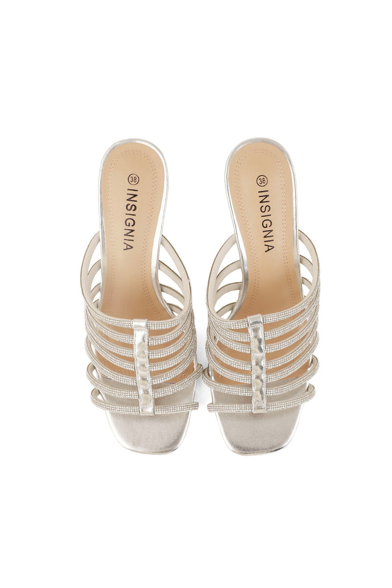 Party Wear Slip On I29236-Silver