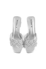 Party Wear Slip On I29239-Silver
