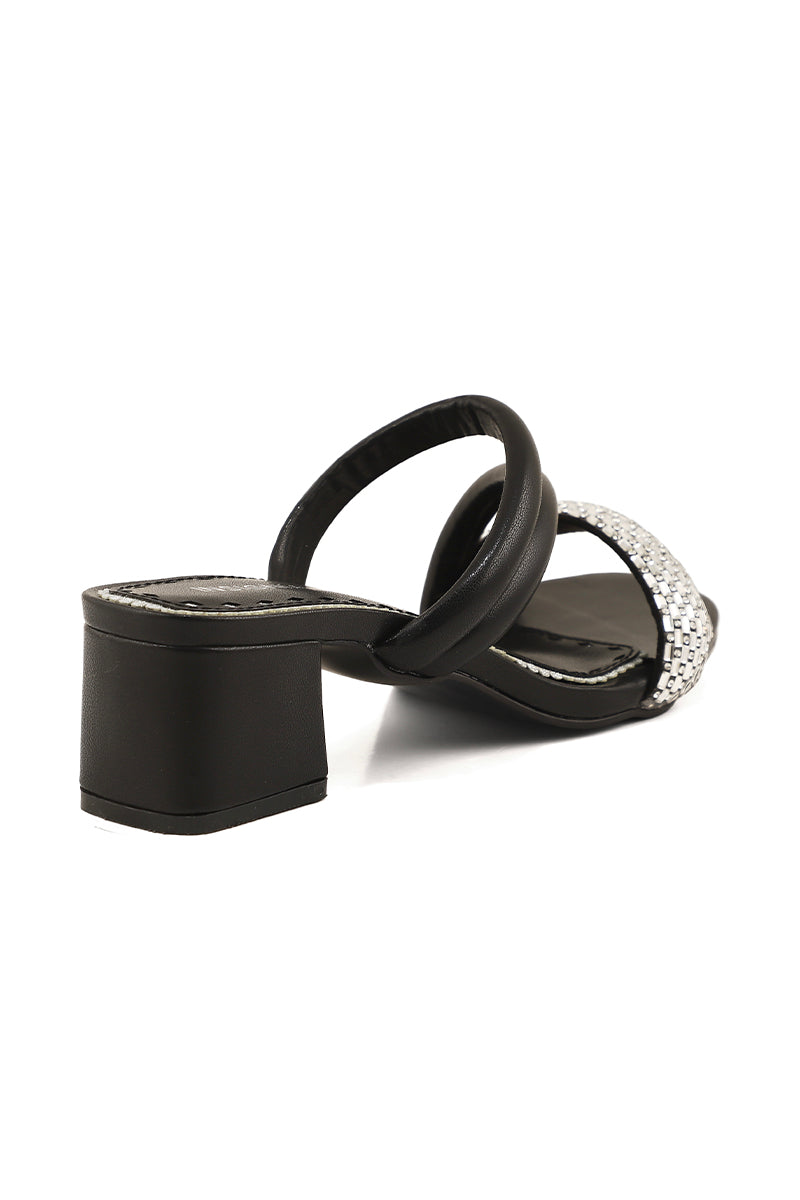 Party Wear Slip On I29240-Black