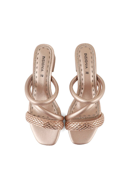 Party Wear Slip On I29240-Peach