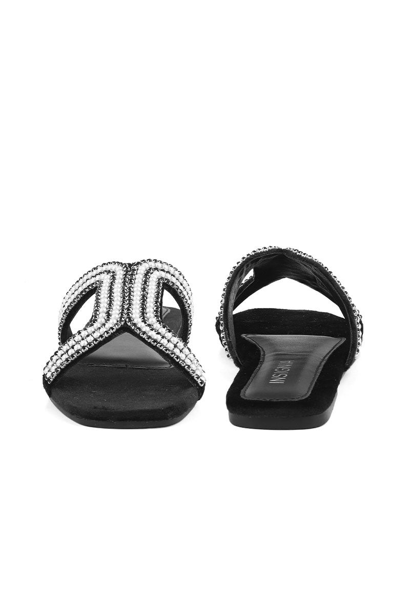 Party Wear Slip On I29241-Black