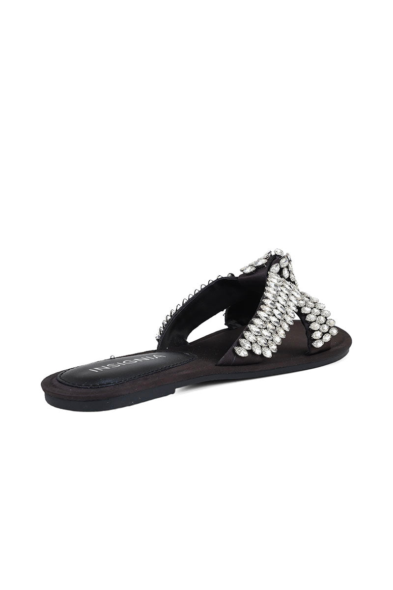 Party Wear Slip On I29243-Black