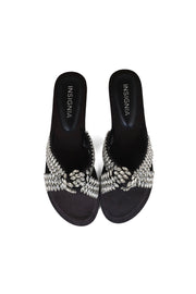 Party Wear Slip On I29243-Black