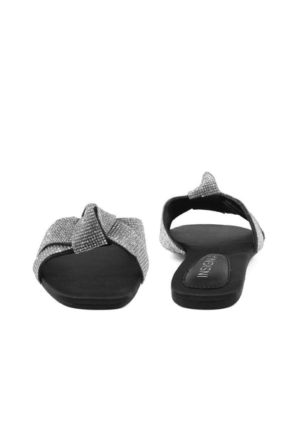 Party Wear Slip On I29244-Black