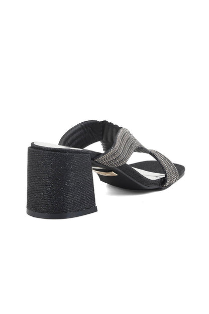 Party Wear Slip On I29253-Black