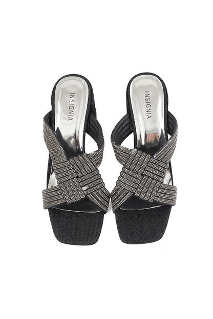 Party Wear Slip On I29253-Black