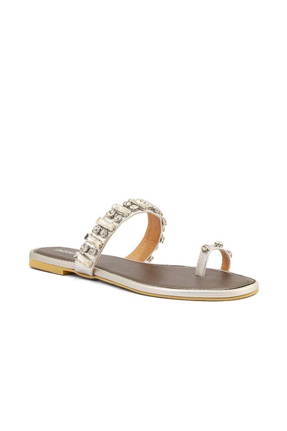 Party Wear Slip On I29258-Silver