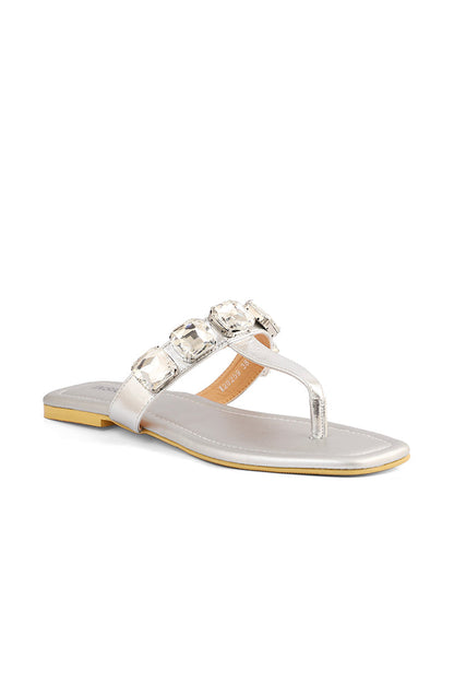 Party Wear Slip On I29259-Silver