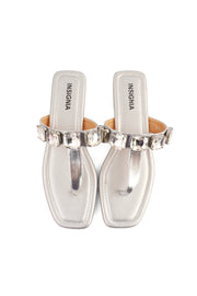 Party Wear Slip On I29259-Silver