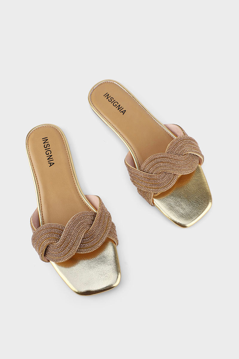 Formal Slip On I29260-Golden