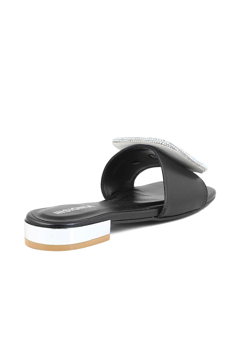 Party Wear Slip On I29264-Black